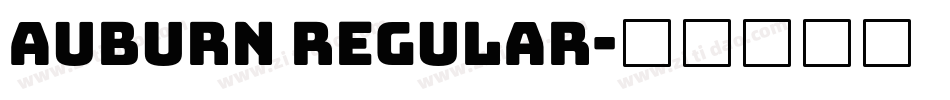 Auburn Regular字体转换